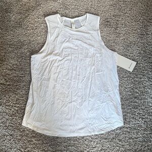 Lululemon White Sleeveless Women's Top - Size 8 - NWT